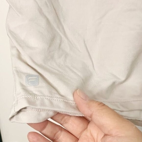 Fabletics Open Back Grey Athletic Workout Gym Sleeveless Lightweight Shirt - Picture 11 of 13